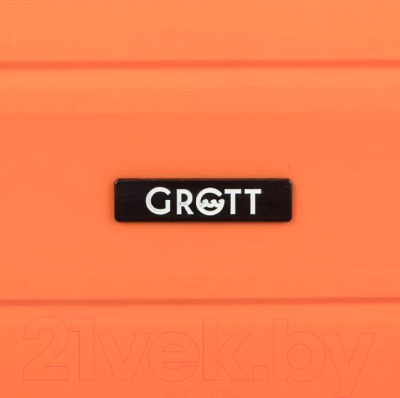 Чемодан на колесах Grott 227-PP005/3-28ORN (оранжевый)