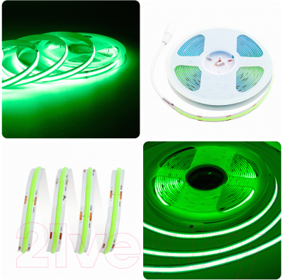 Светодиодная лента Apeyron Electrics COB / 00-359 (зеленый)