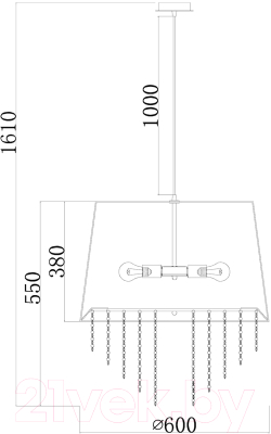 Люстра ESCADA 652/5S (белый)