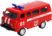 Масштабная модель автомобиля Автоград УАЗ 3962 Пожарная служба / 9351059 - 