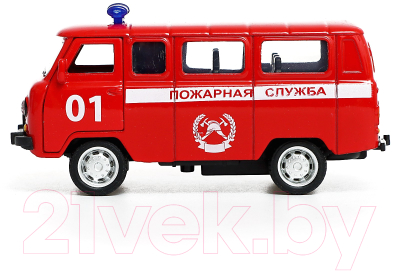 Масштабная модель автомобиля Автоград УАЗ 3962 Пожарная служба / 9351059
