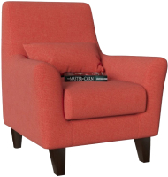 Кресло мягкое Смарт Либерти / А1061500192 (велюр/оранжевый) - 