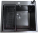 Мойка кухонная STELLAR S5550NB-D (нано черный) - 
