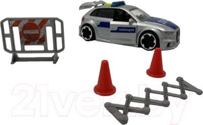 Автомобиль игрушечный Dickie Полицейская машинка Audi RS3 / 3713011SIR