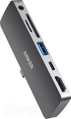 Док-станция для ноутбука Anker A83620A1 GR / ANK-A83620A1-GR (серый)