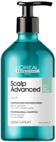 Шампунь для волос L'Oreal Professionnel Serie Expert Scalp Advanced Склонных к жирности (500мл) - 