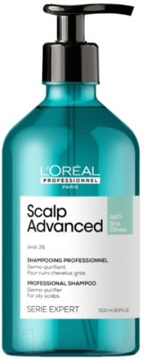 Шампунь для волос L'Oreal Professionnel Serie Expert Scalp Advanced Склонных к жирности (500мл)