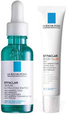 Набор косметики для лица La Roche-Posay Effaclar Сыворотка 40мл+Крем-гель DUO(+) SPF30