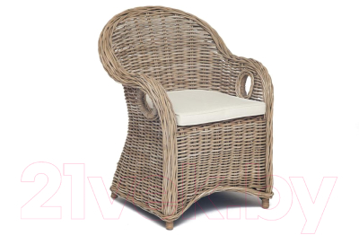 Кресло садовое Tetchair Secret De Maison Maisonet c подушкой (натуральный/серый)