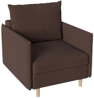 Кресло мягкое Смарт Сливен / А1061560346 (велюр/коричневый) - 