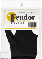 Перчатка для бильярда Feudor Standart 0804st1 (S, черный) - 