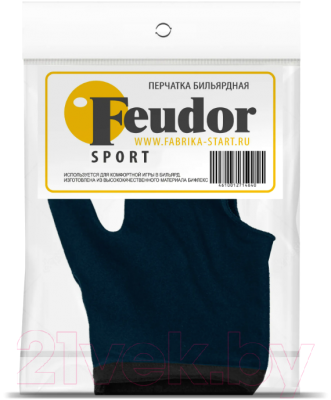 Перчатка для бильярда Feudor Sport 0804sp4 (S, синий)