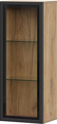 Шкаф навесной SV-мебель МС Милан К (дуб золотой/черный)