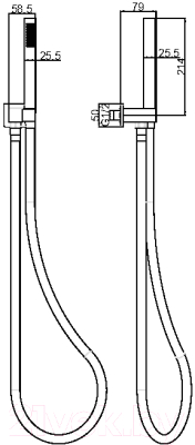 Душевой гарнитур Maxonor Pure Life PL6102-9