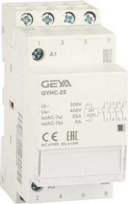 Контактор Geya Модульный GYHC-4P / GYHC2540024 - 