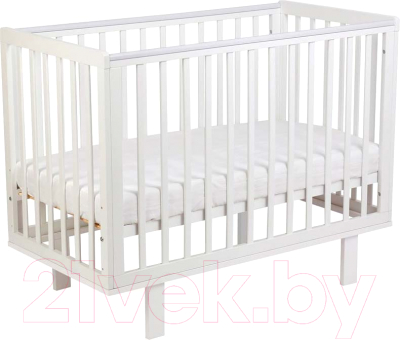 Детская кроватка Polini Kids Simple 340 / 0003107-04 (белый)