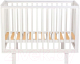 Миниатюра изображения товара Детская кроватка Polini Kids Simple 340 / 0003107-04 (белый)