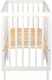 Миниатюра изображения товара Детская кроватка Polini Kids Simple 340 / 0003107-04 (белый)