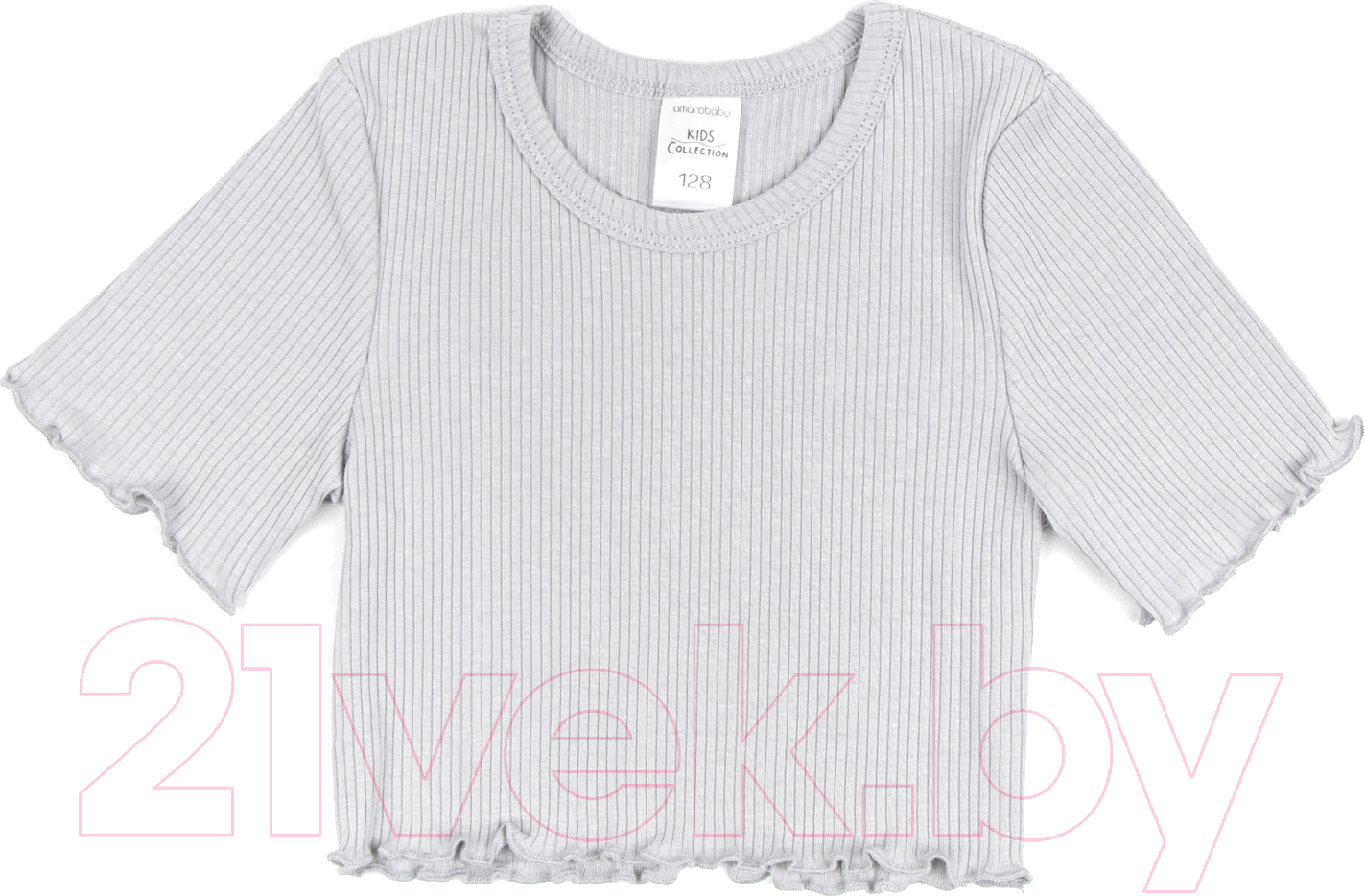 Топ детский Amarobaby Funny / AB-OD23-F2701/11-134 (серый, р.134)