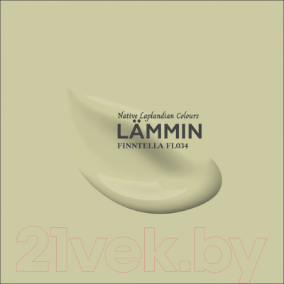 Краска Finntella Ulko Lammin / F-05-1-1-FL034 (900мл, бледно-зеленый)