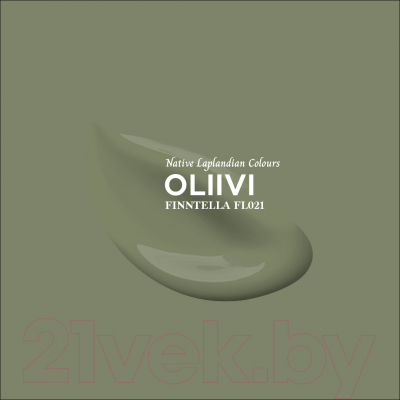 Краска Finntella Ulko Oliivi / F-05-1-1-FL021 (900мл, темно-зеленый)