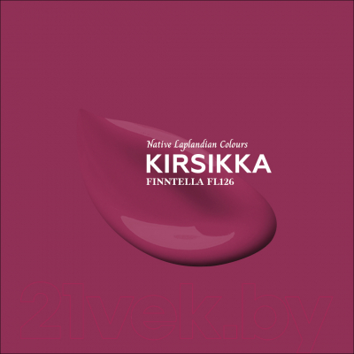 Краска Finntella Ulko Kirsikka / F-05-1-1-FL126 (900мл, светлая вишня)