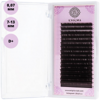Ресницы для наращивания Enigma Микс На ленте 7-13мм D+ 0.07мм (16 линий, мокка) - 