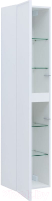 Шкаф-пенал для ванной Aquanet Арт 35 / 313258 (белый матовый)