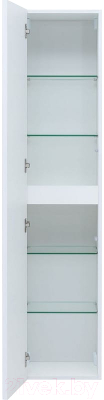Шкаф-пенал для ванной Aquanet Арт 35 / 313258 (белый матовый)