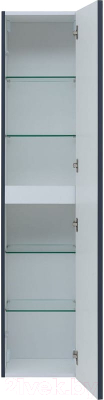 Шкаф-пенал для ванной Aquanet Арт 35 / 313268 (маренго)