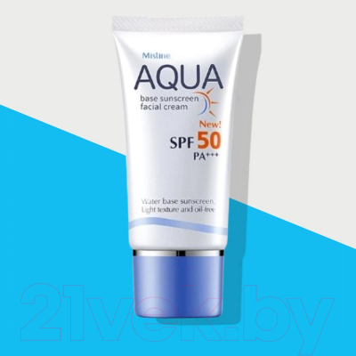 Крем солнцезащитный Mistine Aqua Base Sunscreen Facial Cream SPF 50 PA+++ (20г)