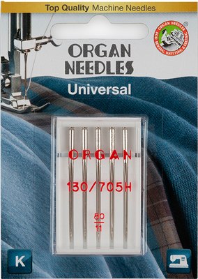 Набор игл для бытовой швейной машины Organ №80 1284528 (5шт) - 