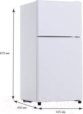 Холодильник с морозильником Olto RF-120T (белый)