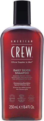 Шампунь для волос American Crew Ежедневный для седых волос (250мл)
