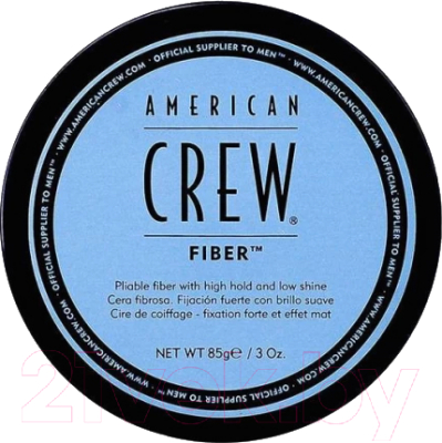 Паста для укладки волос American Crew Fiber Сильной фиксации и низким уровнем блеска (85г)