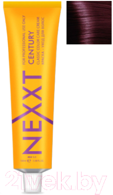 Крем-краска для волос Nexxt Professional Century 6.65 (темно-русый фиолетово-красный)