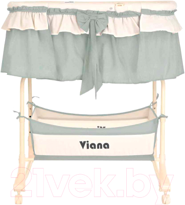 Детская кроватка Pituso Viana 3 в 1 / YS401-MO (оливковый)