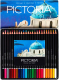 Набор цветных карандашей Pictoria Architecture CPS24A (24шт) - 