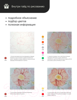 Набор цветных карандашей Pictoria Botanica CPS24B (24шт)