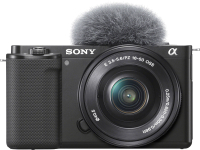 Беззеркальный фотоаппарат Sony ZV-E10 kit 16-50мм / ZV-E10L (черный) - 