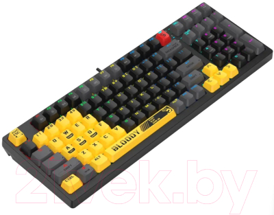 Клавиатура A4Tech Bloody S98 Sports Lime (желтый/серый)