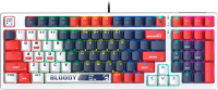 Клавиатура A4Tech Bloody S98 Sports Navy (синий/белый) - 