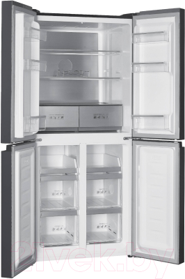 Холодильник с морозильником Korting KNFM 84799 X