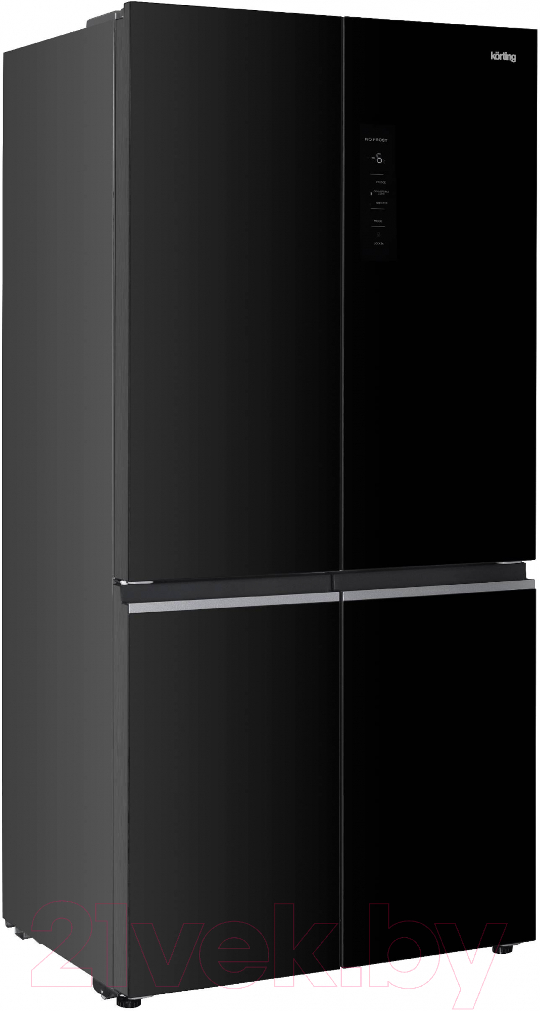 Холодильник с морозильником Korting KNFM 91868 GN