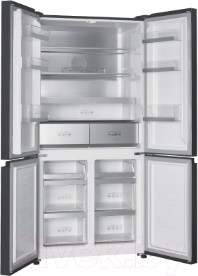 Холодильник с морозильником Korting KNFM 91868 X