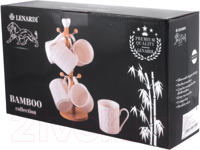 Набор для чая/кофе Lenardi Bamboo 140-041 (6шт)