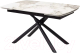 Обеденный стол M-City Rivoli 140 Gloss / 614M04289 (Luxury Pandora Solid Ceramic/Black) - 