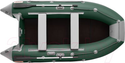 Надувная лодка Roger Boat Hunter 3000 (без киля, зеленый/серый)