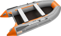 Надувная лодка Roger Boat Hunter 3000 (без киля, серый/оранжевый) - 