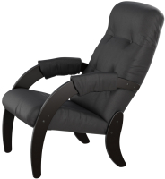 Кресло мягкое Мебелик Модель 61 (дунди 109/венге) - 